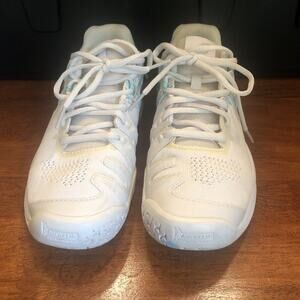 Babolat Propulse Blast Shoes Womens Size 8 AC Blue White Tennis 31S20447 Pickle